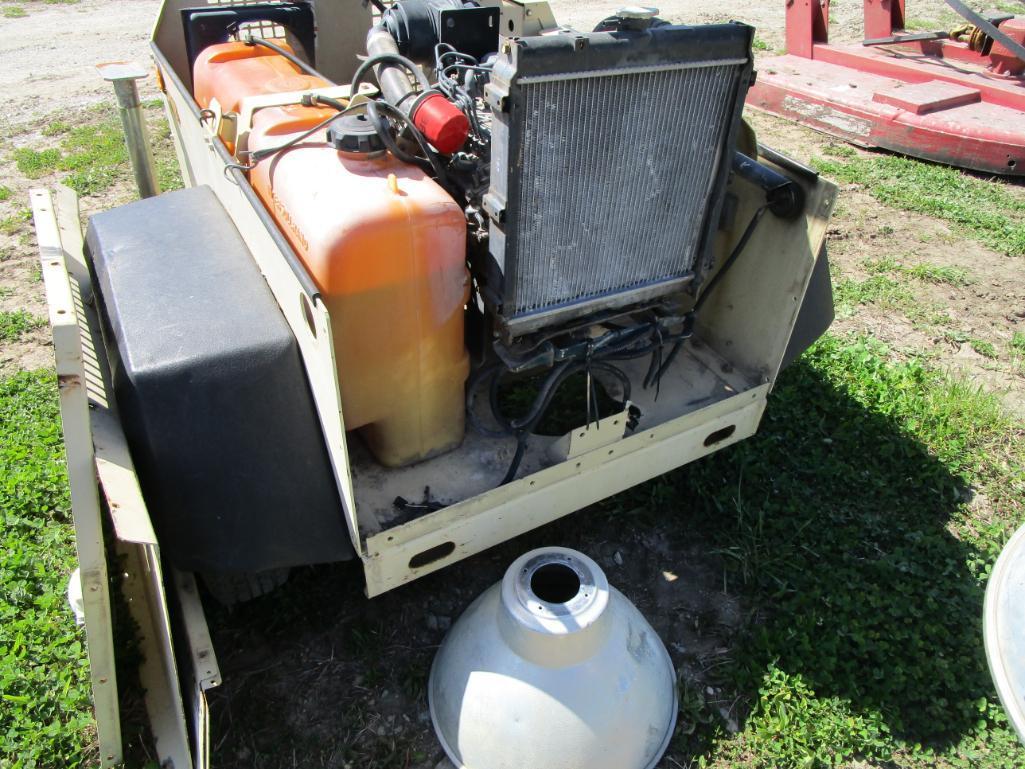2008 Ingersoll Rand Light Source Portable Light Tower Kubota Diesel 6,684 hrs No Key S#393605UJRC13