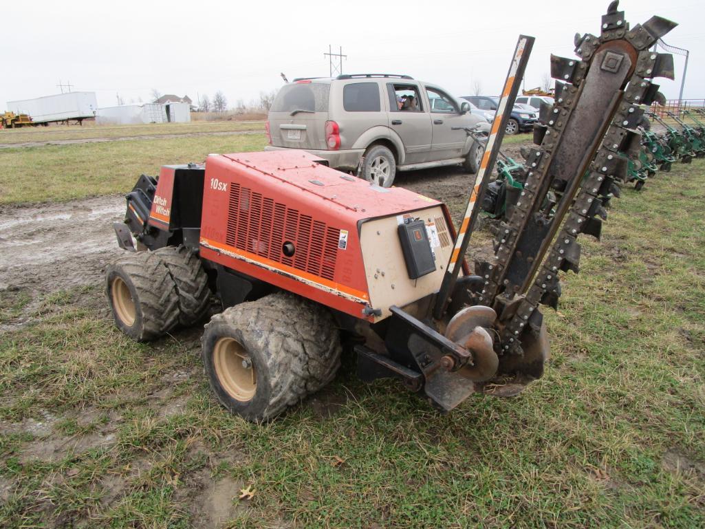 Ditch Witch 410SX Trencher, Bore Drive Unit, Vibratory Plow 1,188 Hours Nice Working