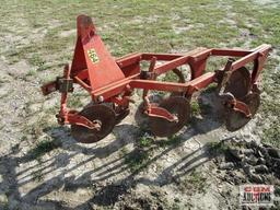 Ford 101 3 pt 3-16 Bottom Plow With Coulters Turn Free and Gauge Wheel