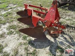 Ford 101 3 pt 3-16 Bottom Plow With Coulters Turn Free and Gauge Wheel