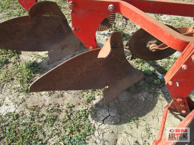 Ford 101 3 pt 3-16 Bottom Plow With Coulters Turn Free and Gauge Wheel