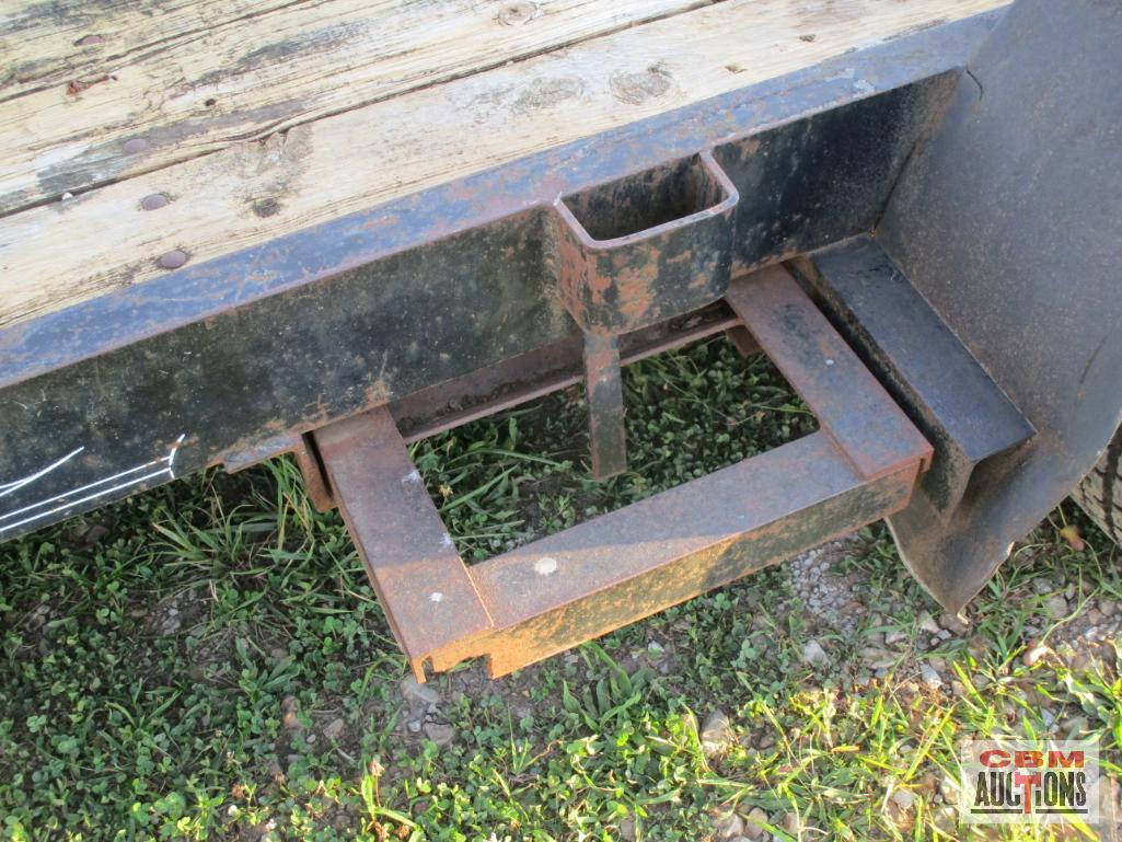 Tandem Axle 7K Bumper Trailer, 83"x 18' With Dovetail, Ramps, BILL OF SALE ONLY NO TITLE
