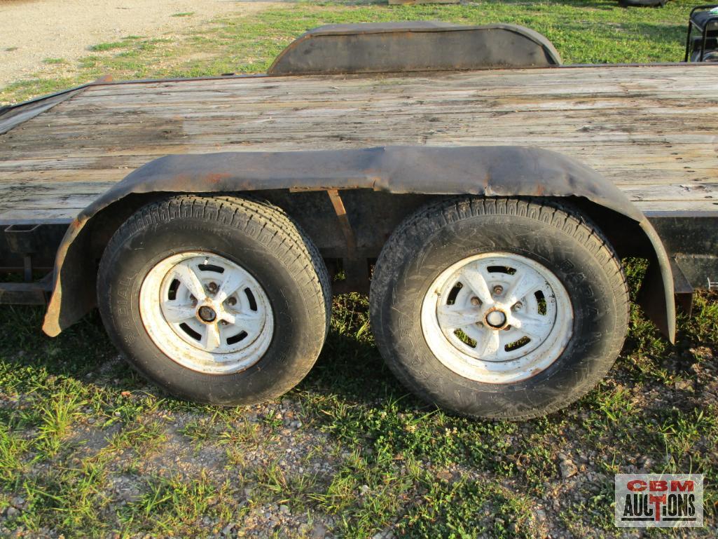Tandem Axle 7K Bumper Trailer, 83"x 18' With Dovetail, Ramps, BILL OF SALE ONLY NO TITLE