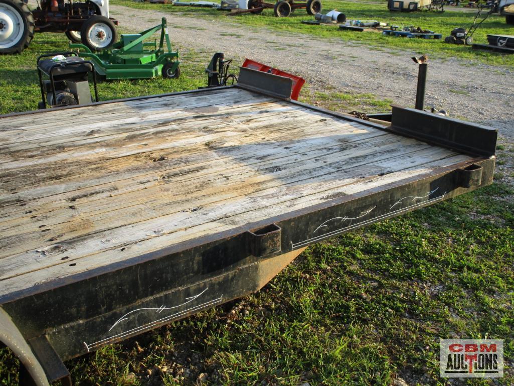 Tandem Axle 7K Bumper Trailer, 83"x 18' With Dovetail, Ramps, BILL OF SALE ONLY NO TITLE