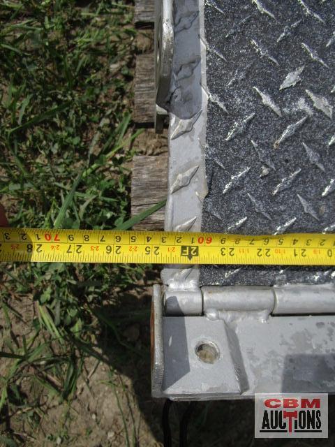 Folding Aluminum Truck Ramp With Steps