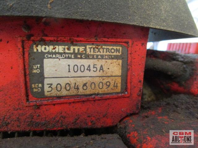 Poulan Counter Vibe 3400 Chainsaw & Homelite 10045A Chainsaw