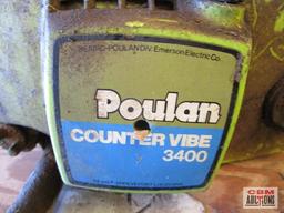 Poulan Counter Vibe 3400 Chainsaw & Homelite 10045A Chainsaw