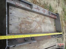 Heavy Duty Weld On Skid Steer Backing Attachment Plate
