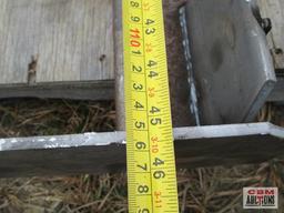 Heavy Duty Weld On Skid Steer Backing Attachment Plate