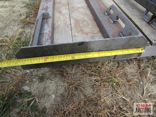 Heavy Duty Weld On Skid Steer Backing Attachment Plate