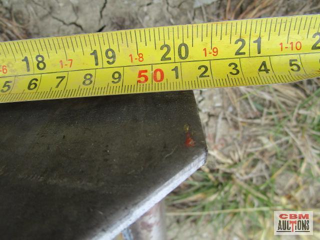 Heavy Duty Weld On Skid Steer Backing Attachment Plate