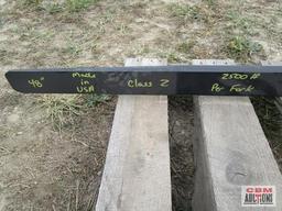 Cascade 48" Skid Steer Pallet Forks Class 2 #2,500 Per Fork Made IN USA #138