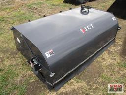 72" JCT Pickup Box Broom Sweeper, 26" Brushes, Direct Drive Motor With Hoses And Couplers