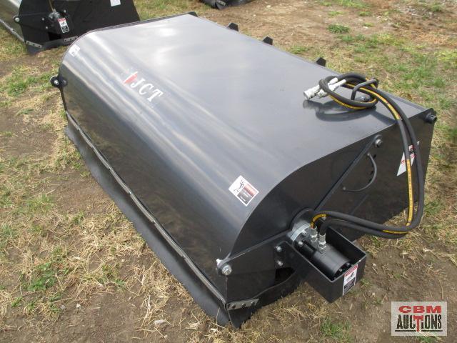 72" JCT Pickup Box Broom Sweeper, 26" Brushes, Direct Drive Motor With Hoses And Couplers