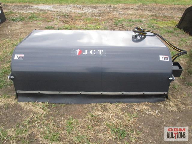 72" JCT Pickup Box Broom Sweeper, 26" Brushes, Direct Drive Motor With Hoses And Couplers