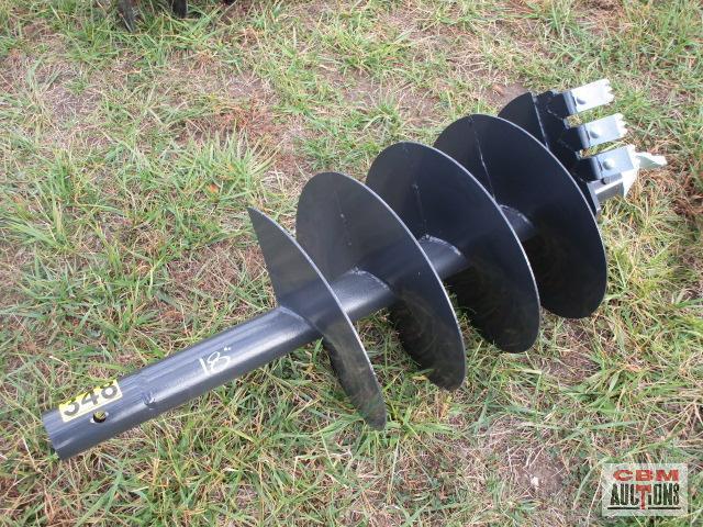 18" Hex Drive Post Hole Earth Auger Bit