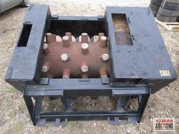 Skid Steer Sheeps Foot Rolling Soil Compactor