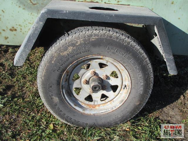 Sullair 125 CFM Portable Tow Behind Air Compressor, 4 Cyl Kubota Diesel, 1,426 Hrs, Runs And Makes
