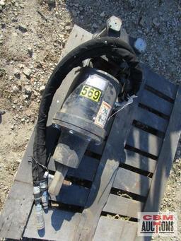2015 Caterpillar A7B Excavator Hex Posthole Auger Digger Drive With Hoses And Ends