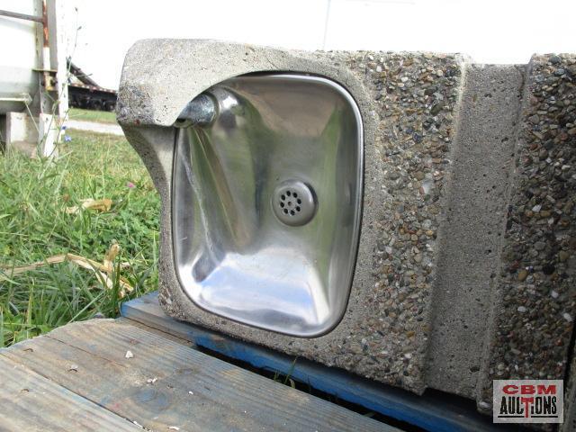 Haws Concrete Drinking Fountain