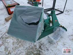 Unused TMG-WC42 4" Tractor Wood Chipper 3 Point Hitch, 3 PTO Shaft Included 4" log capacity, 4" x