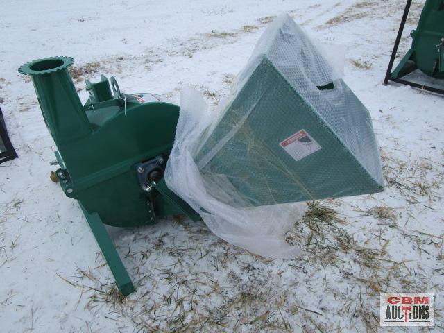 Unused TMG-WC42 4" Tractor Wood Chipper 3 Point Hitch, 3 PTO Shaft Included 4" log capacity, 4" x