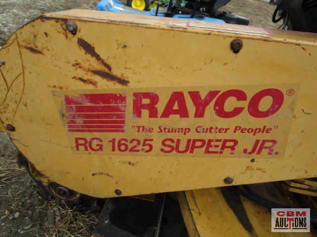 Rayco...RG1625 Super JR Stump Grinder,...25 Hp Kohler CH25S, Hydrostatic Drive, S#1R91009112W210019 
