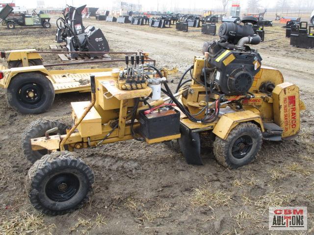 Rayco...RG1625 Super JR Stump Grinder,...25 Hp Kohler CH25S, Hydrostatic Drive, S#1R91009112W210019 