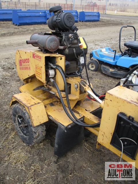 Rayco...RG1625 Super JR Stump Grinder,...25 Hp Kohler CH25S, Hydrostatic Drive, S#1R91009112W210019 