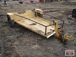 Rayco Stump Grinder Trailer 55"x 80" Flip Up Ramp NO Title S#1R90509141W210053