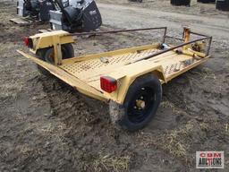 Rayco Stump Grinder Trailer 55"x 80" Flip Up Ramp NO Title S#1R90509141W210053