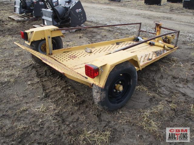 Rayco Stump Grinder Trailer 55"x 80" Flip Up Ramp NO Title S#1R90509141W210053