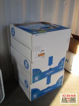 3 Boxes New 20" x 20" X 1" Furnace Filters......