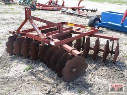 6' Leinbach disk, 3 pt cat 1, notched blades, turns free