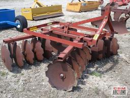 6' Leinbach disk, 3 pt cat 1, notched blades, turns free