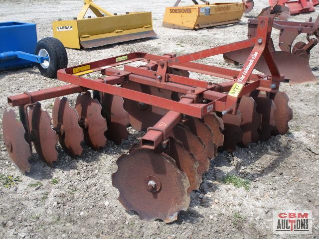 6' Leinbach disk, 3 pt cat 1, notched blades, turns free