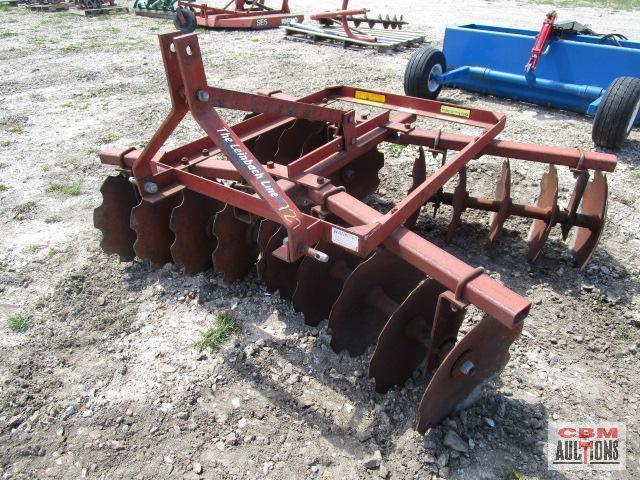 6' Leinbach disk, 3 pt cat 1, notched blades, turns free