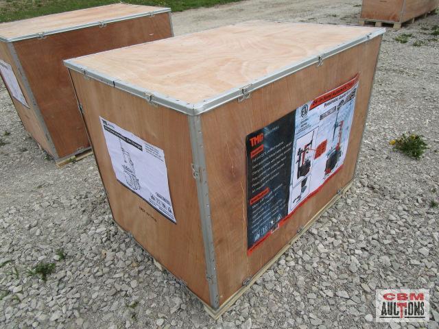 Unused TMG-TC24 2HP Semi Automatic Tire Changer (Power assist arm to sell separately) Rim clamping