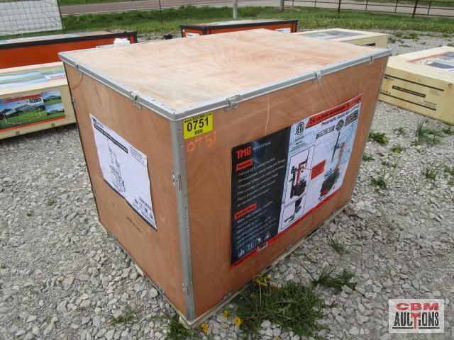 Unused TMG-TC24 2HP Semi Automatic Tire Changer (Power assist arm to sell separately) Rim clamping