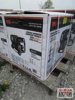 Unused TMG-5000G 5000-Watt Gas Generator ? 120V 20A, 30A, 120/240V 50A 11.5 hours operating time