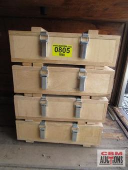 4- Wooden heavy duty shipping crates *B