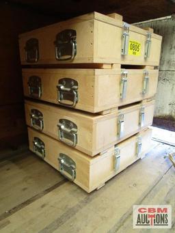 4- Wooden heavy duty shipping crates *B