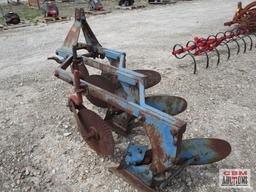 Ford 3-14 bottom plow, rolling coulters M#101 S# 5674