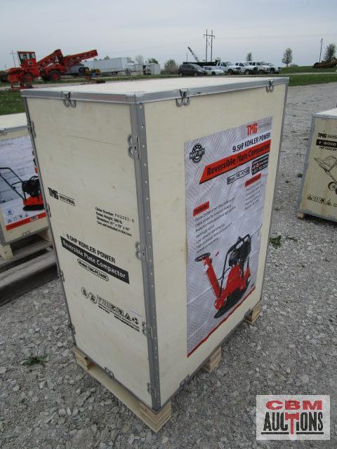 Unused TMG-PC160K 6900-lb Reversible Plate Compactor with 9.5HP Kohler Engine Kohler CH395 9.5HP EPA