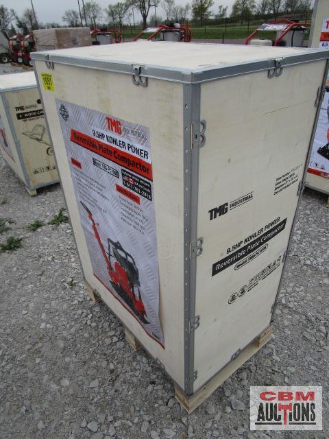 Unused TMG-PC160K 6900-lb Reversible Plate Compactor with 9.5HP Kohler Engine Kohler CH395 9.5HP EPA