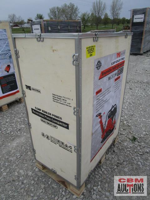 Unused TMG-PC160K 6900-lb Reversible Plate Compactor with 9.5HP Kohler Engine Kohler CH395 9.5HP EPA