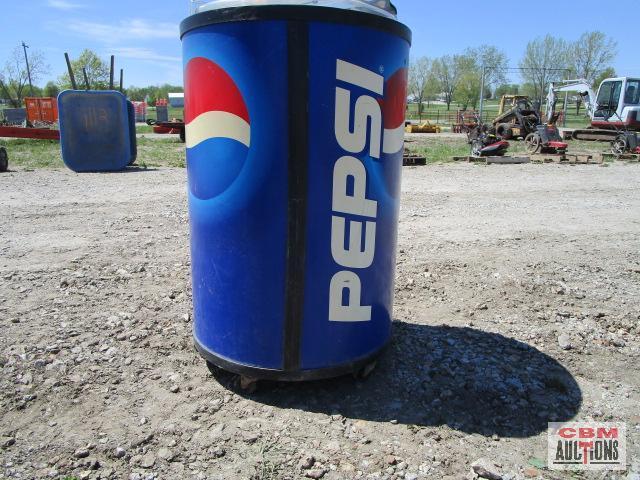 Pepsi rolling cooler