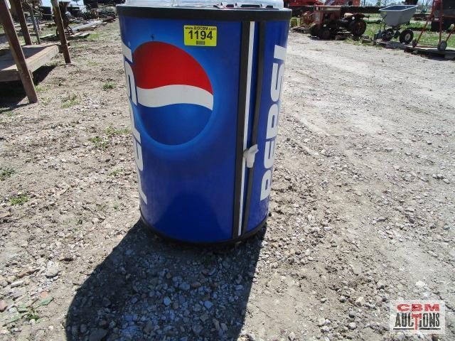 Pepsi rolling cooler