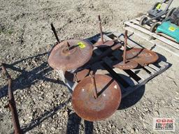 Barb Wire Unroller, Homemade, Fits a Receiver Hitch