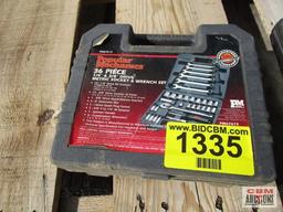 Popular Mechanics 36 Piece 1/4" and 3/8" Drive Metric Socket and Wrench Set